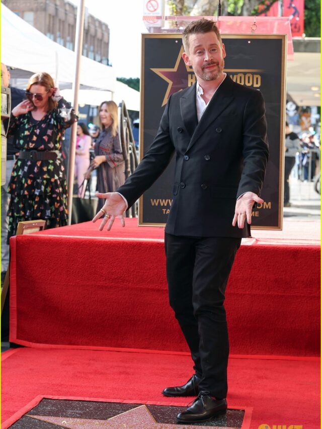 Macaulay Culkin’s Emotional Walk of Fame Moment – A Kiss to Remember!